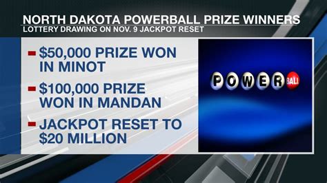 north dakota powerball winning numbers|North Dakota (ND) Powerball .